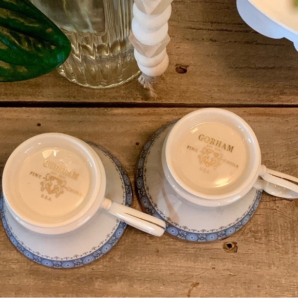 Chinoiserie 2 Gorham Kingsbury
Porcelain China tea~ blue &white~farmhouse~coffee - Picture 2 of 4